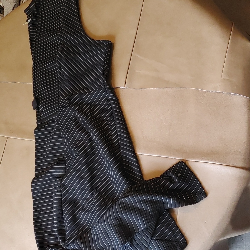 👌Long Marallis Cardigan Black With Gray Stripe
